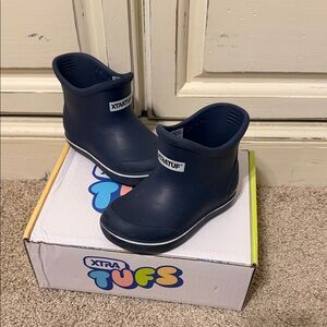 XTRATUF Kids Toddler Navy Blue Outdoor Rain Boots